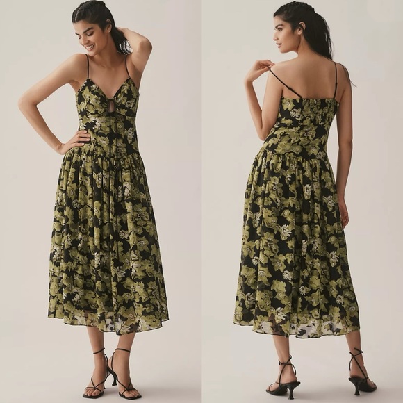 Endless Rose Cut-Out Midi Dress - Picture 1 of 14